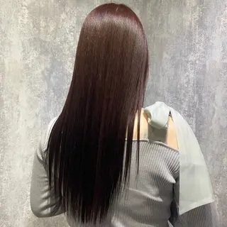 ロング カラー shiori/透明感 /顔周り/髪質改善のヘアスタイル