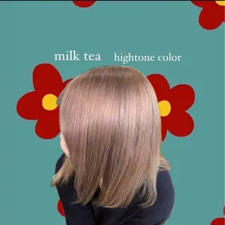 カラー ブリーチ/透明感/ アレンジ/🍒ゆなのヘアスタイル