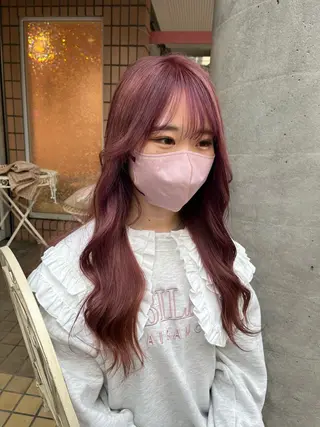 ロング カラー 髪質改善カラー☆ ヘアアレンジmiyuのヘアスタイル