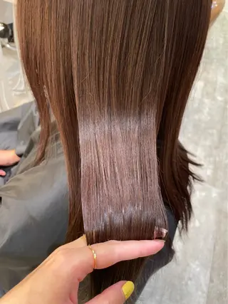 ロング 艶カラー/縮毛矯正/ ケア/アレンジ/桜悠のヘアスタイル