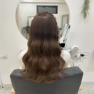 ロング ヘアアレンジ Memories所属・🧣艶カラー・ヘア セット Chie🧸のヘアスタイル