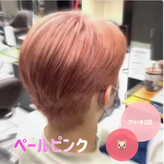 カラー 🍊暖色/ボブ chihiro🌼ོのヘアスタイル
