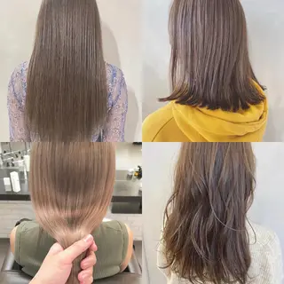 ミディアム カラー ヘアアレンジ ハイトーン/ ボブ 中村麟のヘアスタイル