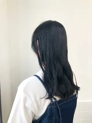 ロング カラー 韓国風ヘアカラー🩵 Rimina💜🪽のヘアスタイル