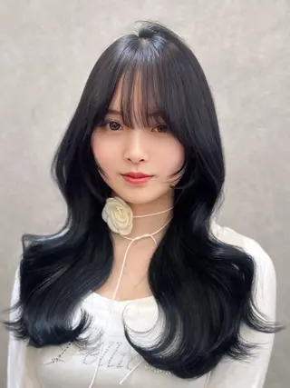 ロング カラー 🍒ブリーチなしカラ ー／Sakura🍒のヘアスタイル