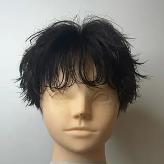 ショート パーマ ヘアアレンジ メンズ COL BIRTH所属・KIRARI .のヘアスタイル