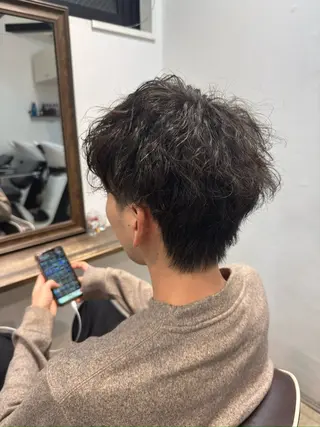 ミディアム Lowha(ローハ)所属・メンズ特化⭐︎ ミノシマレンのヘアスタイル