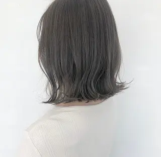 ミディアム カラー GPIP 近藤沙樹のヘアスタイル