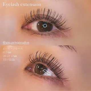 マツエク・マツパ private salon SOU所属・ﾄｰﾀﾙｾﾗﾋﾟｽﾄ MANAのマツエク・マツパデザイン