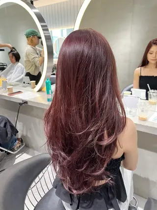 ロング カラー レイヤー/髪質改善 /くびれショート加納のヘアスタイル