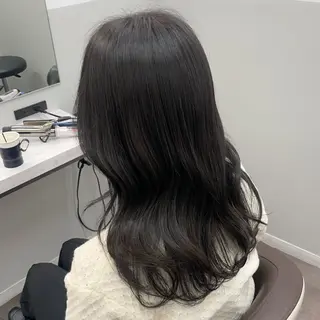 セミロング 💎韓国ヘア💎 Harukaのヘアスタイル