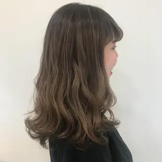 ロング カラー 馴染ませNo.1🧃 エクステ・アレンジのヘアスタイル