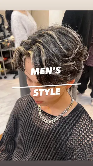 メンズ 大人女性ぼかし メンズ強化🦙平作のヘアスタイル