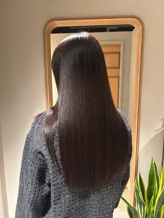 ロング カラー パーマ hair salon UNO所属・おおやま ななみのヘアスタイル