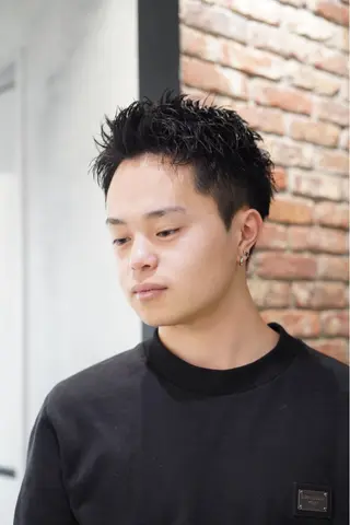 ショート パーマ メンズ メンズスパイキー特化 ayumuのヘアスタイル