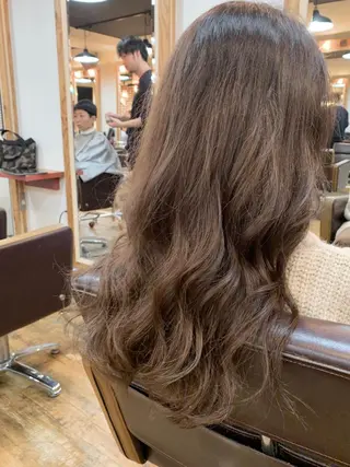 ロング カラー 岡崎勇人/レイヤー/ 韓国/ケラチンTRのヘアスタイル