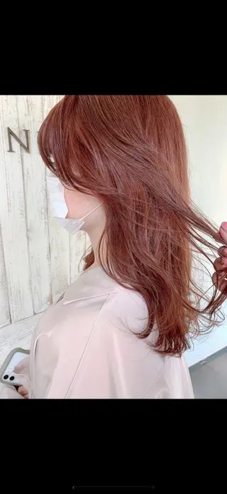 ミディアム カラー JYUNESU表参道所属・韓国ヘア🇰🇷🎀 透明感カラーのヘアスタイル