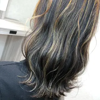 セミロング カラー ムトウセイマ/艶髪 /艶ケアWブリーチのヘアスタイル