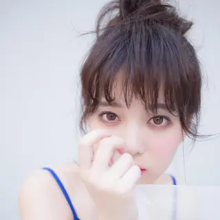 セミロング ヘアアレンジ 田中 優のヘアスタイル