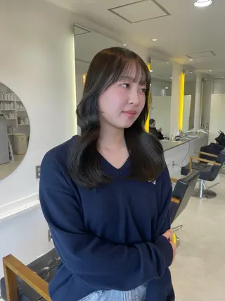 セミロング 前川 瑞希のヘアスタイル