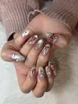 ネイル 三本 綾奈のネイルデザイン