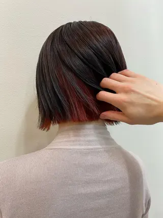 ショート カラー ハイトーン/ボブ/ レイヤー💫カイセイのヘアスタイル