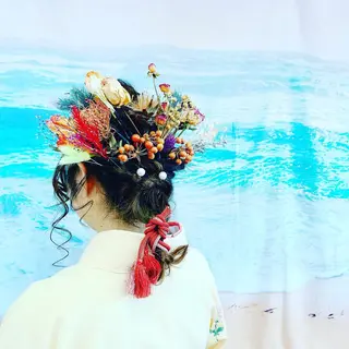 ヘアアレンジ 中原 梨沙のヘアスタイル