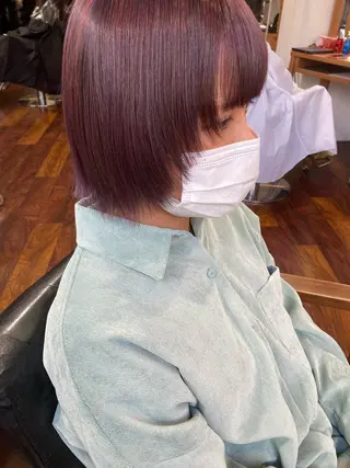 ミディアム カラー 小木曽智美 /ボブ/ショートのヘアスタイル