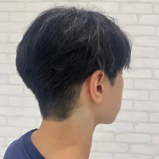 ショート カラー パーマ ヘアアレンジ メンズ ノンダメージサロンBonheur銀座並木通り店所属・ULTOWA/銀座 ERIのヘアスタイル