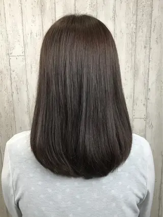 ミディアム カラー 田中 あかねのヘアスタイル