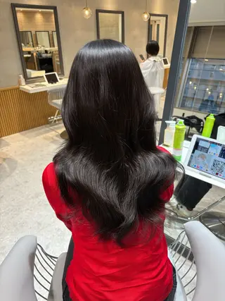 セミロング イウラ ショウヤのヘアスタイル