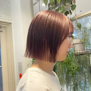 ミディアム カラー 艶カラー 🤍🫧/makoのヘアスタイル