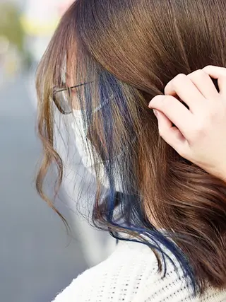 ミディアム カラー 【Atem 大町店】 永森　優里花のヘアスタイル