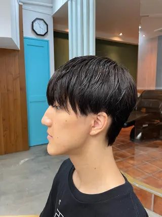 カラー メンズ ボブ/レイヤー/透明 感カラー/dai🌿のヘアスタイル