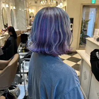 ミディアム カラー Blanche by artina川崎店所属・ゆう🫧 透明感/ハイトーンのヘアスタイル