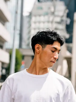 ショート カラー パーマ メンズ 🔗メンズサロン🔗 Kieのヘアスタイル