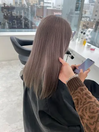 ミディアム カラー 💎透明感カラー /kaito💎のヘアスタイル