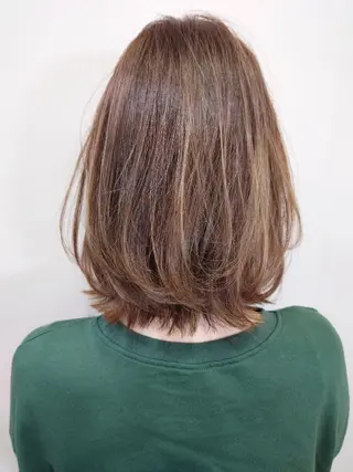 ミディアム ブリーチ／ 髪質改善／ＲＹＯのヘアスタイル