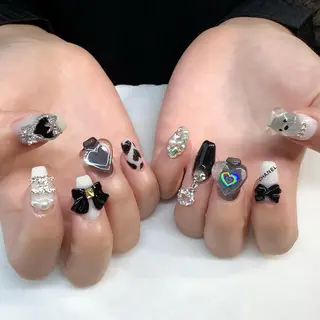 ネイル 💎🐰 saki. m 🐰💎のネイルデザイン