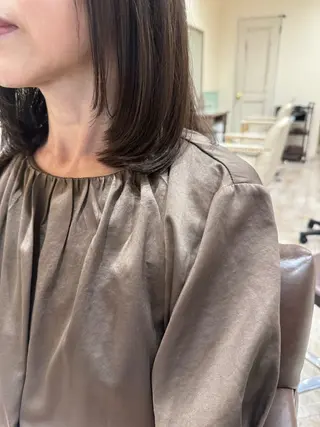 セミロング カラー ヘアアレンジ 新越谷noble店長 松本拓也▶◀*.のヘアスタイル