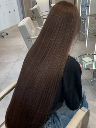 ロング MIMA / 名駅/グレージュのヘアスタイル