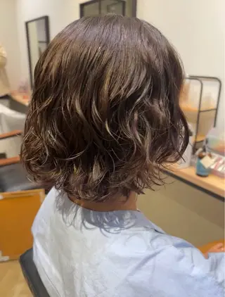 ショート パーマ 🫧nari🫧 谷町 大阪のヘアスタイル