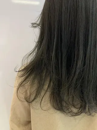 ロング カラー ハッシュカット/ハイ トーン/MANAMIのヘアスタイル