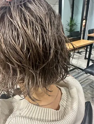 ショート カラー パーマ 骨格・似合わせカット 【原宿】Fukaのヘアスタイル