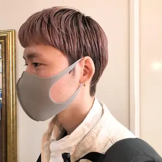 カラー メンズ ショート/パーマ/ カラー/FUKOのヘアスタイル