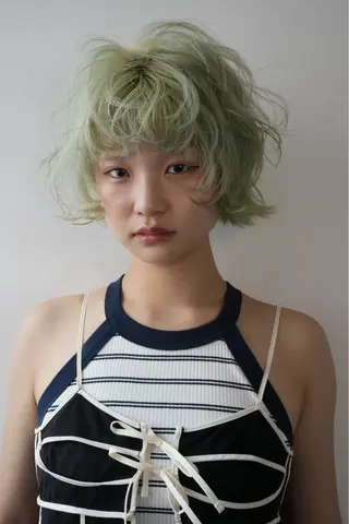 ミディアム カラー 中尾 未来のヘアスタイル