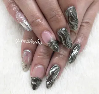 ネイル She nail studio 原宿所属・パラジェル有/ スカルプ/mahoのネイルデザイン