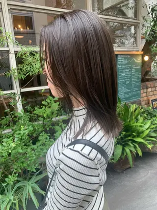 ミディアム カラー LEB所属・下河 宗太のヘアスタイル