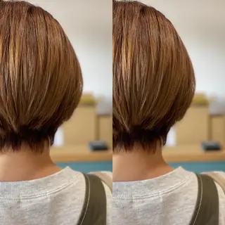 ショート Snaly カラー特化ページのヘアスタイル