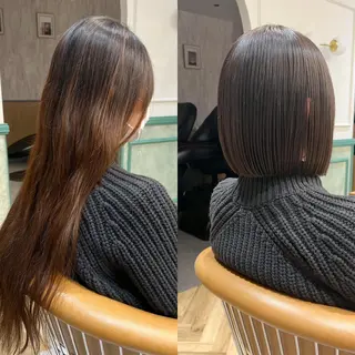 ショート カラー 似合わせショート🌿 ボブ🫧 乾辺真悠子のヘアスタイル